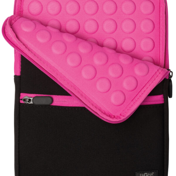 PAGNA Sleeve 'Go', voor Tablet-PC, zwart / donkerroze