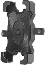 Logielinksfietshouder voor smartphone, met dubbele sluiting