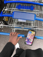 Logielinksfietshouder voor smartphone, met dubbele sluiting