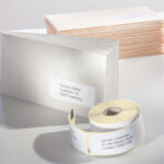 AVERY etiketten op rol, 89 x 28 mm, wit, permanent