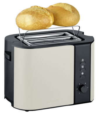 SEVERIN broodrooster voor 2 boterhammen AT 9576, Dusty Beige