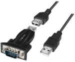 USB 2.0 naar RS232-adapter, zwart