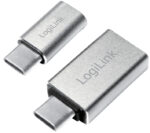USB-C adapter set, 2-delig, zilverkleurig