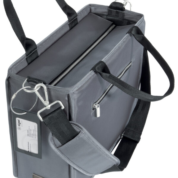 sigel businestasje Desk Sharing Bag, RPET, grootte: M, grijs