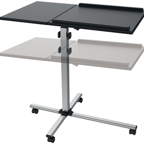 LogiLink Multimediaprojectiewagen, 2-niveaus, zwart