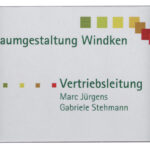 FRANKEN deurschild Clip, (B)148 x (T)20 x (H)148 mm, zilver