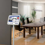 FRANKEN vloerstandaard ´stand ard´, DIN A3 liggend, hoogte: 1.200 mm