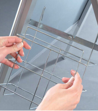 FRANKEN blochure-/foldermand, DIN A4, zilver