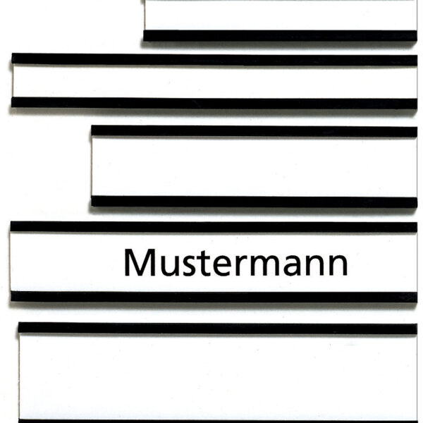 FRANKEN magnetisch naamplaatje C-profiel bewegwijzering, 50 x 10 mm