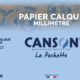 CANSON millimeterpapier, transparant, DIN A4, 70 g/m2, donkerbruin
