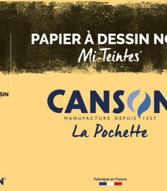 CANSON tekenpapier Mi-Teintes, 320 x 240 mm, zwart