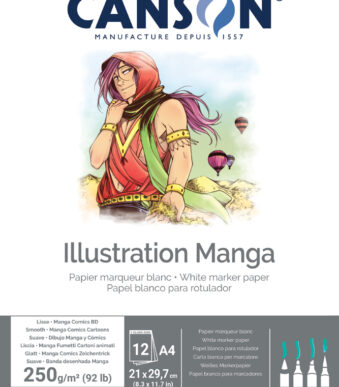 Schetsblok Illustratie Manga A4 250g/m²