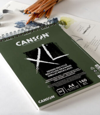 Canson schetsblok van gerecycled papier, A4-formaat.