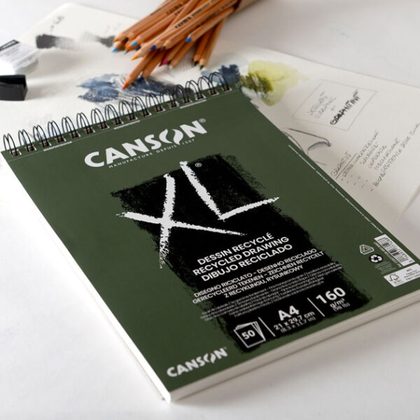 Canson schetsblok van gerecycled papier, A4-formaat.