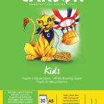 Tekenpapierblok voor kinderen, A5-formaat, 90 g/m², 30 vellen