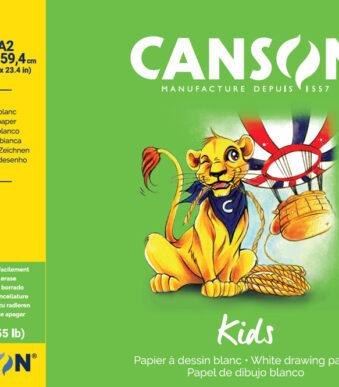 Tekenschetsblok voor kinderen, A2 formaat, 90 g/m², 30 vellen