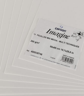 Canson Tekenblok Imagine, 500 x 650 mm, 200 g/m², wit