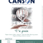 Canson schetsblok 'C' à grain, A4, 125 g/m²