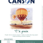 Canson schetsblok 'C' à grain, A4, 180 g/m²