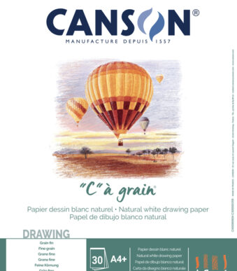 Canson schetsblok 'C' à grain, A4, 180 g/m²