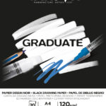 Canson Studieblok Premium Zwart, A4-formaat