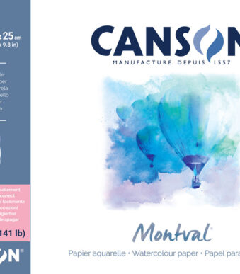 CANSON - Aquarelblok 'Montval' - 180 x 250 mm - 300 g/m²
