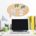 Securit kurkbord SILHOUETTE 'tekstballon'