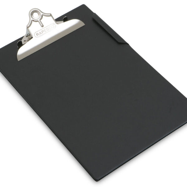 RAPESCO klembord, DIN A4, PVC-folielaag, zwart