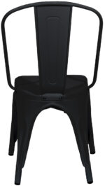 PAPERFLOW Outdoor-bezoekersstoel URBAN, 2 stuks, zwart