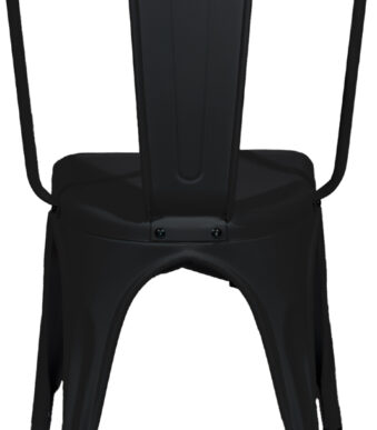 PAPERFLOW Outdoor-bezoekersstoel URBAN, 2 stuks, zwart