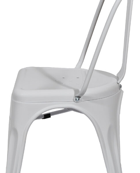 PAPERFLOW Outdoor-bezoekersstoel URBAN, 2 stuks, wit