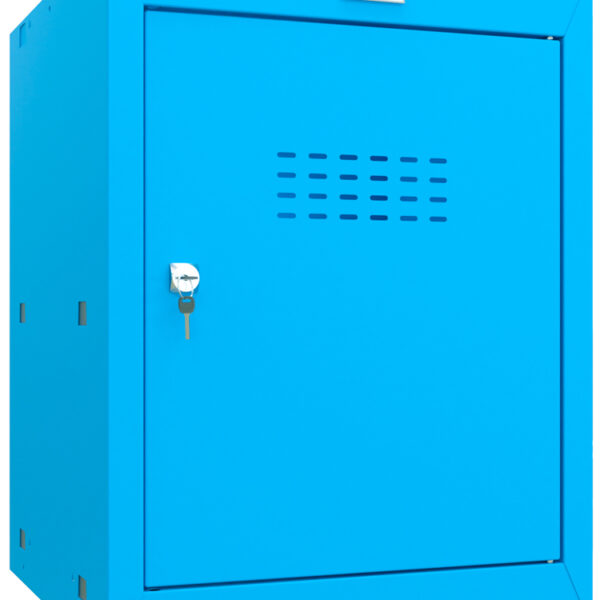 phoenix afsluitbaar kubus-kastje CL0544, sleutelslot, blauw