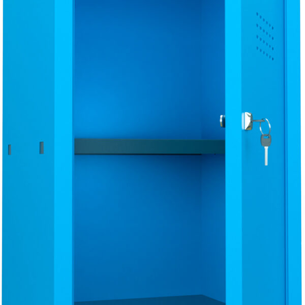 phoenix kubus kluis CL0644, sleutelslot, blauw