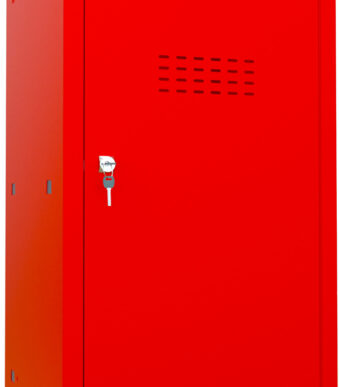 phoenix kubus kluis CL0644, sleutelslot, rood