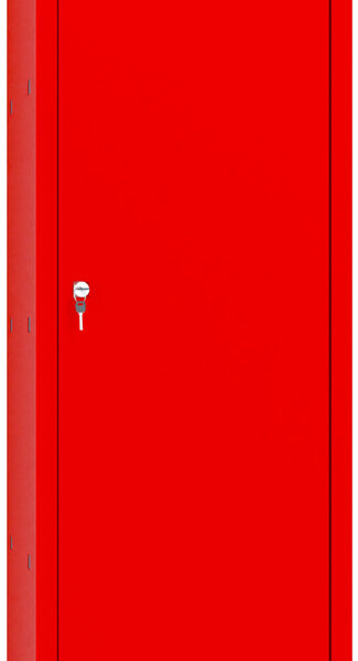 phoenix kubus kluis CL1244, sleutelslot, rood