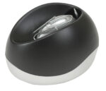 ALBA paperclipdispenser ´CLIPO´, van kunststof, grijs / zwart