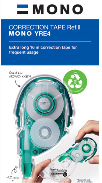Tombow navul-cassette voor correctieroller ´MONO YXE´, 4,2 mm x 16 m
