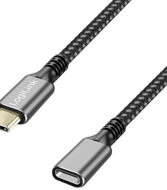 LogiLink USB 3.2 Gen1 verlengkabel, aluminium behuizing, 2,0 m