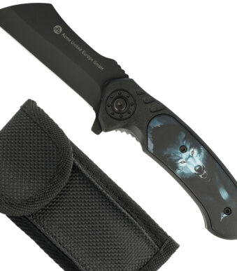 Clauss - Zakmes met wolfdecoratie - Lemmetlengte 85 mm