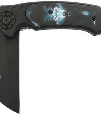 Clauss - Zakmes met wolfdecoratie - Lemmetlengte 85 mm