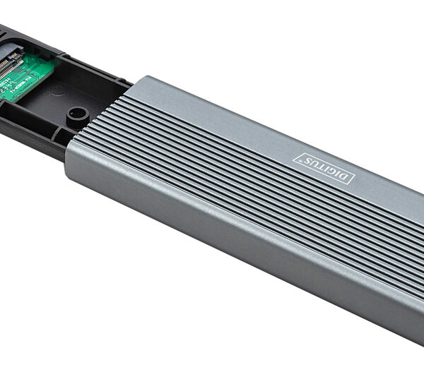DIGITUS USB-harddisk behuizing, SSD, extern, NVMe + SATA
