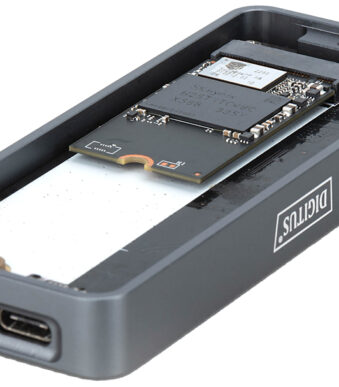 DIGITUS USB-harddisk behuizing, SSD, extern, NVMe, 20 Gbps