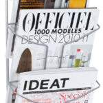 ALBA wandbrochurehouder 'DDFIL7M', 7 vakken, draadmetaal