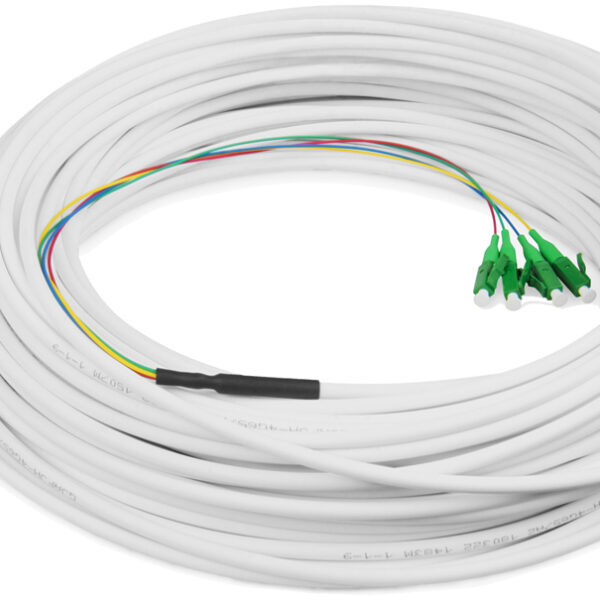 DIGITUS FTTH Drop kabel, Singlemode, 4 vezels, 4 LC/APC, 50m