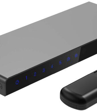 DIGITUS 8K HDMI Switch, 5x1, zwart