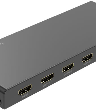 DIGITUS 8K HDMI Splitter, 1x4, 8K/60Hz, zwart