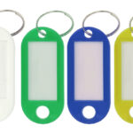 WESTCOTT sleutelhanger met ring, kleuren assorti, 100 stuks