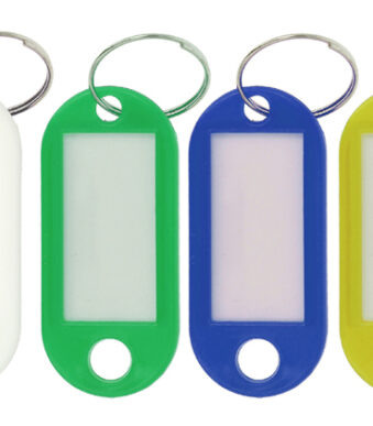 WESTCOTT sleutelhanger met ring, kleuren assorti, 100 stuks