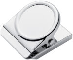 WESTCOTT magnetische clip, 38 x 45 mm, zilver/chroom, 3 stuks