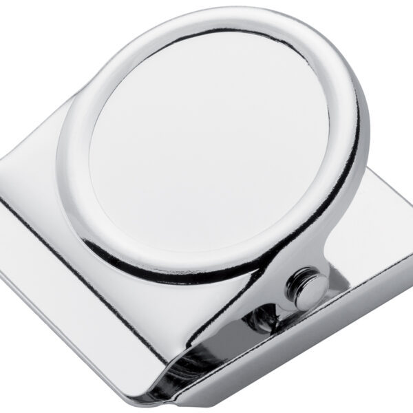 WESTCOTT magnetische clip, 38 x 45 mm, zilver/chroom, 3 stuks